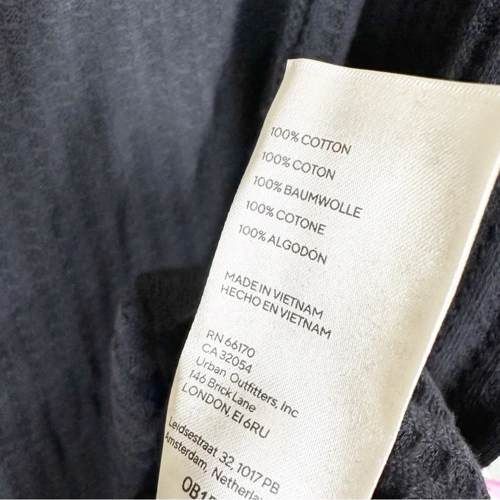 NEW Free People Juicy Thermal Black Long Sleeve Top S - Picture 11 of 12